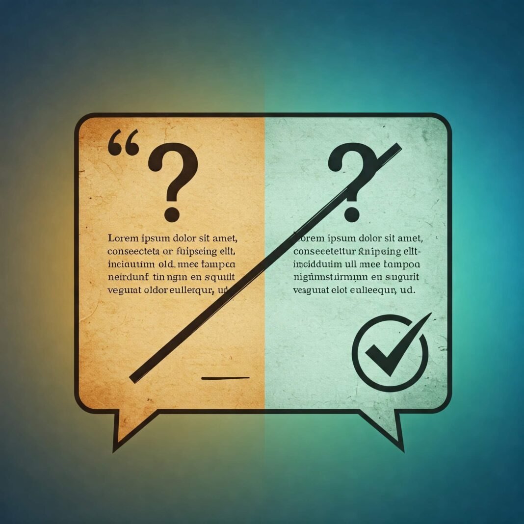 Truth vs. Attribution