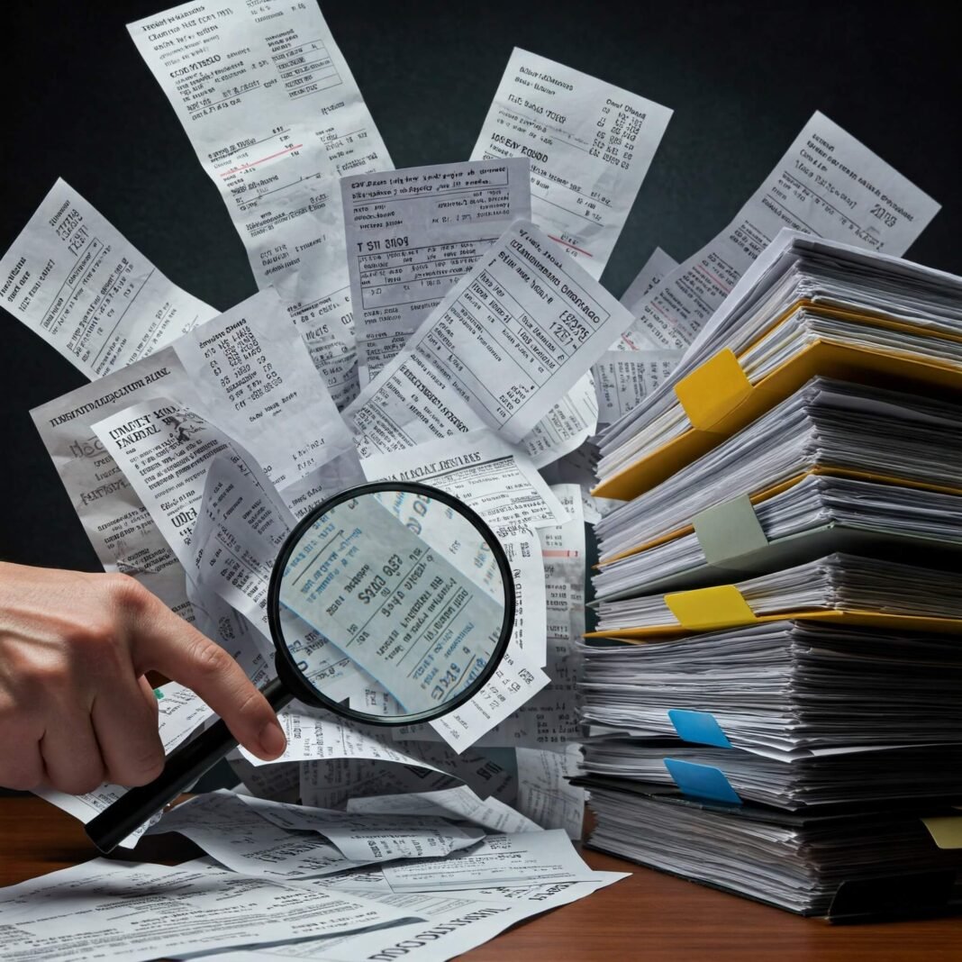 Bills organized for clarity