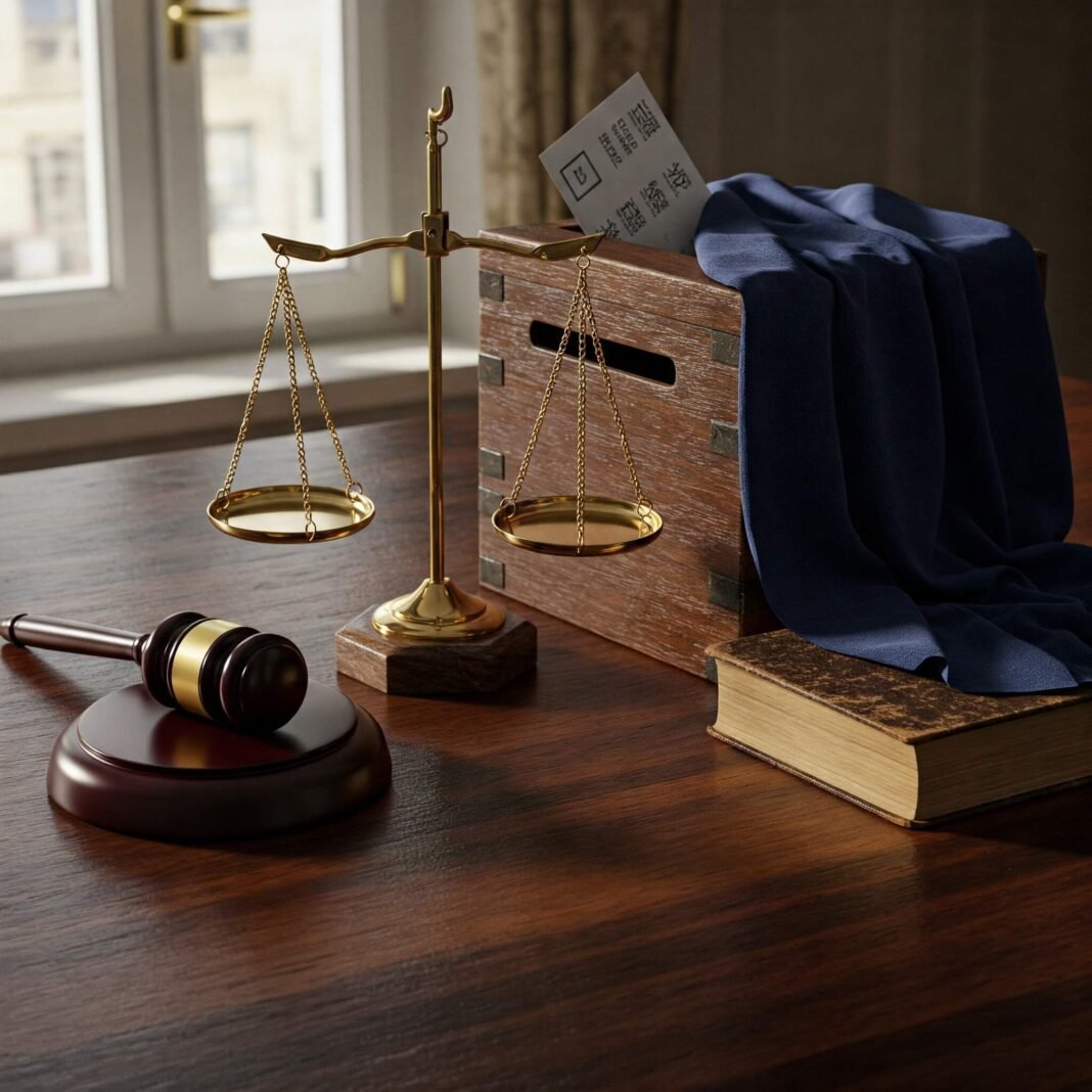 Law and politics balance