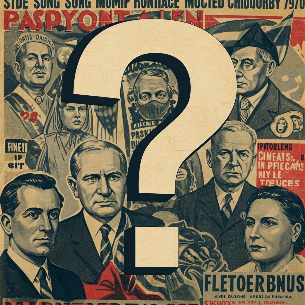 Question mark over political imagery