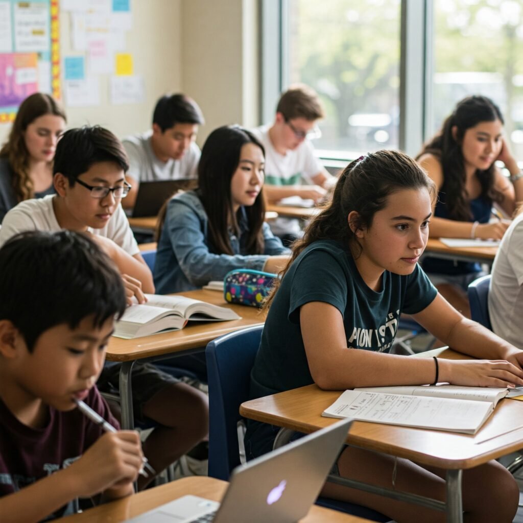 classroom has natural light