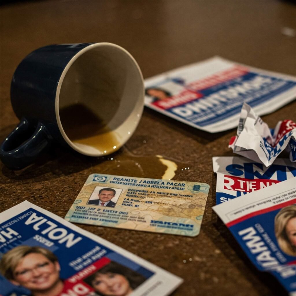 Beat-up voter ID card