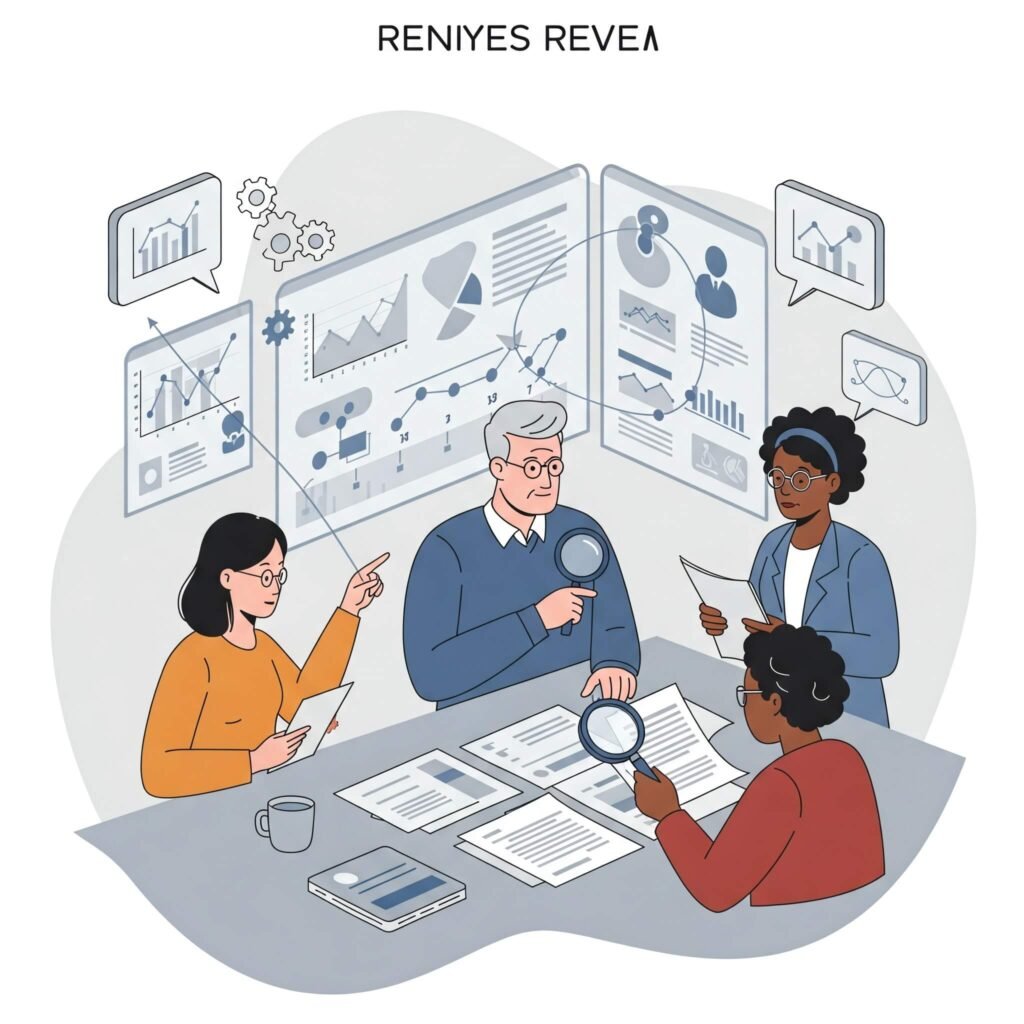 Diverse group analyzing political speech data