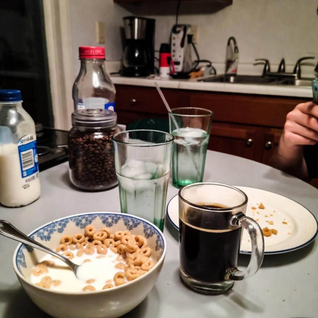 2am cereal tax panic.